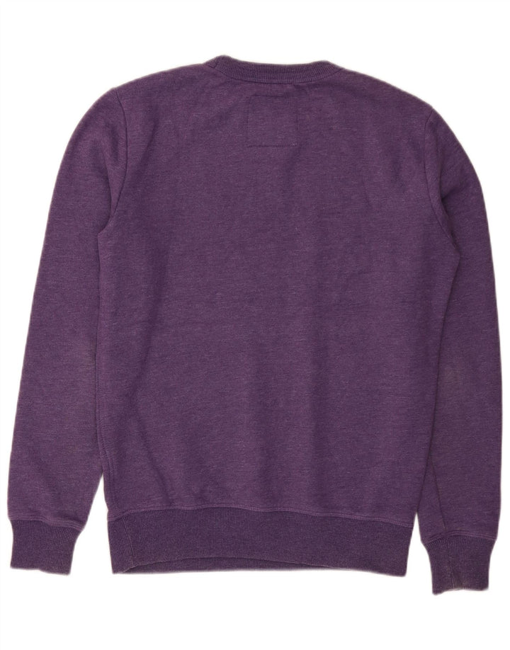 SUPERDRY Sweatshirt til mænd lille lilla bomuld