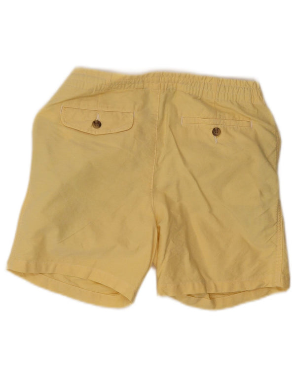Polo Ralph Lauren Boys Chino Shorts 15-16 Years W28 Yellow Cotton