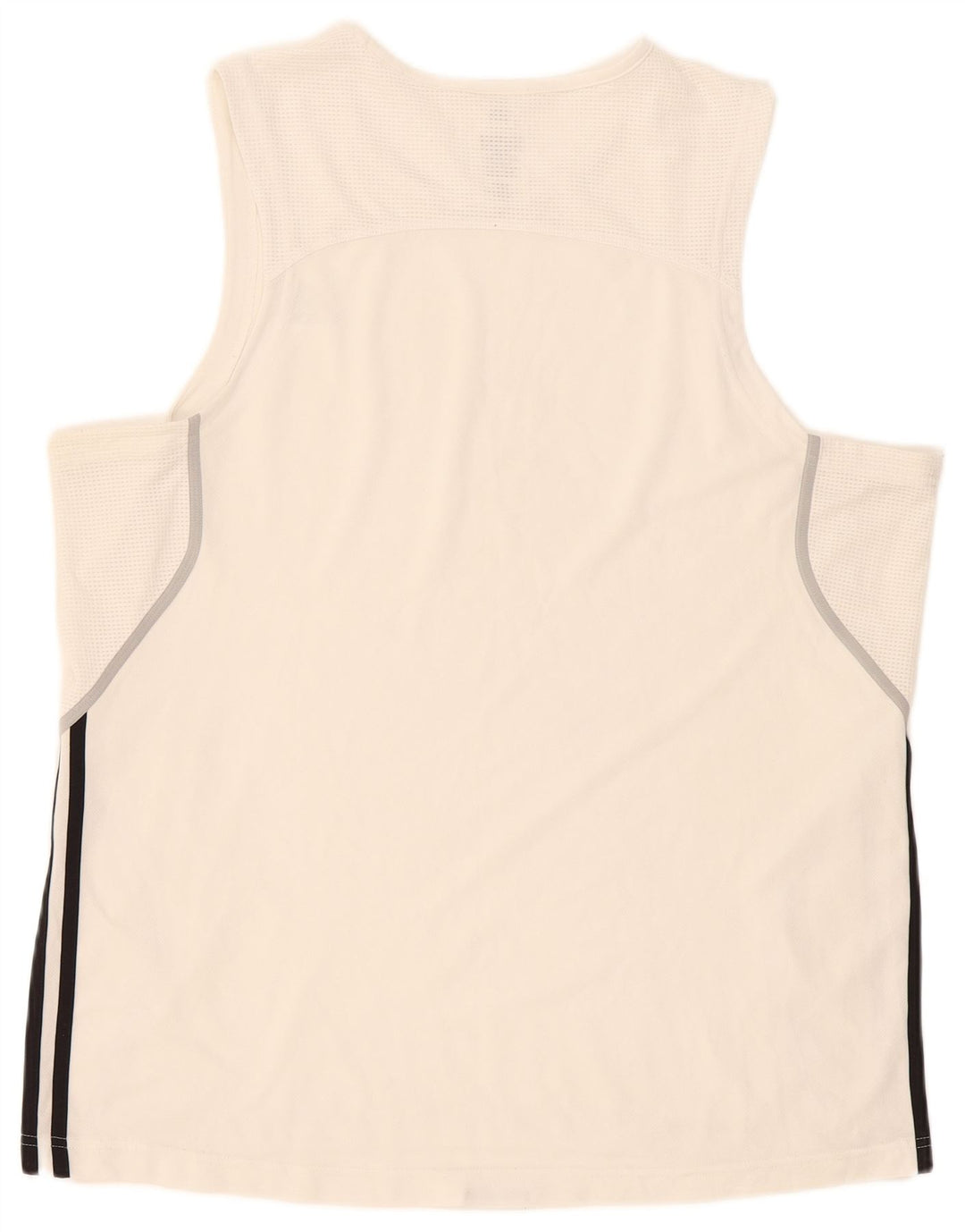Adidas Hombre Chaleco Top XL Blanco Poliéster