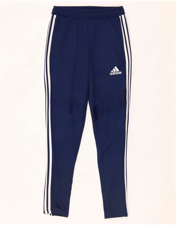 Adidas Mens Climacool Tracksuit Trousers XS Navy Blue Polyester