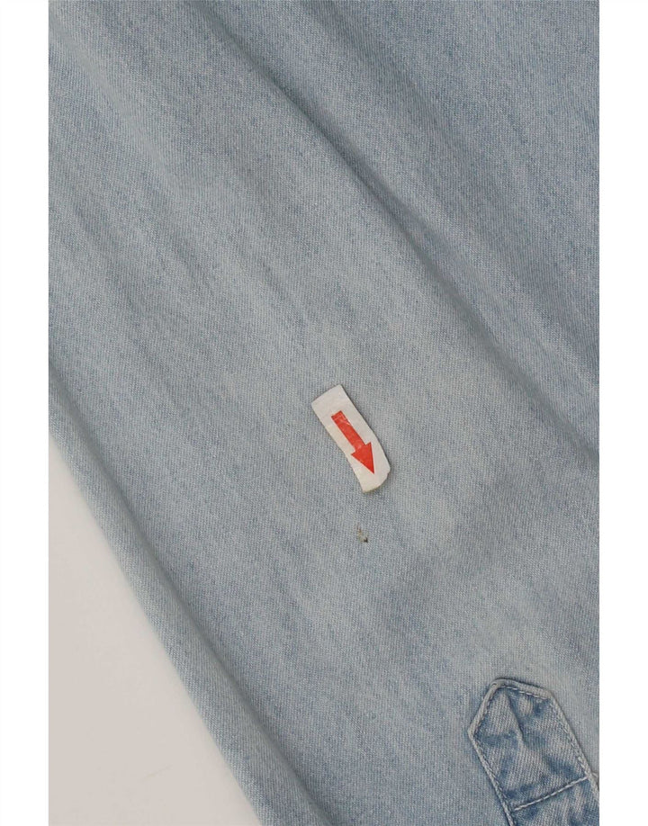 Lee Chemise en Jean Yankees Homme Bleu Moyen Coton