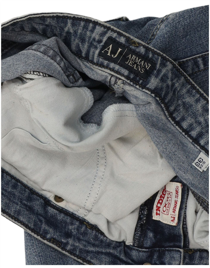 Armani Womens Slim Jeans W33 L28 Blue