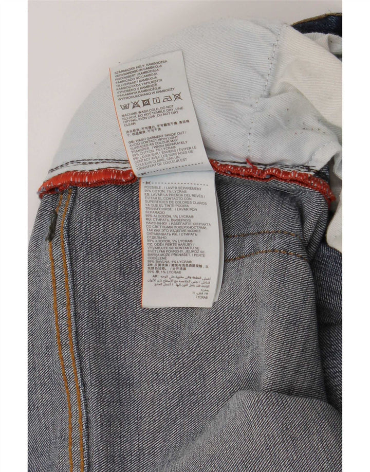 Jeans dritti da uomo Superdry W34 L30 cotone blu