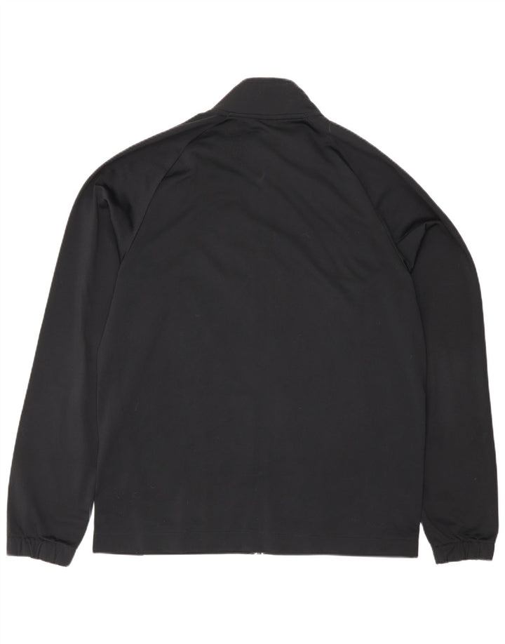 Nike Mens Tracksuit Top Jacket Large Black Polyester