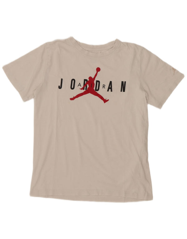 Chłopięcy T-shirt z grafiką Jordan 13-14 lat XL, biały