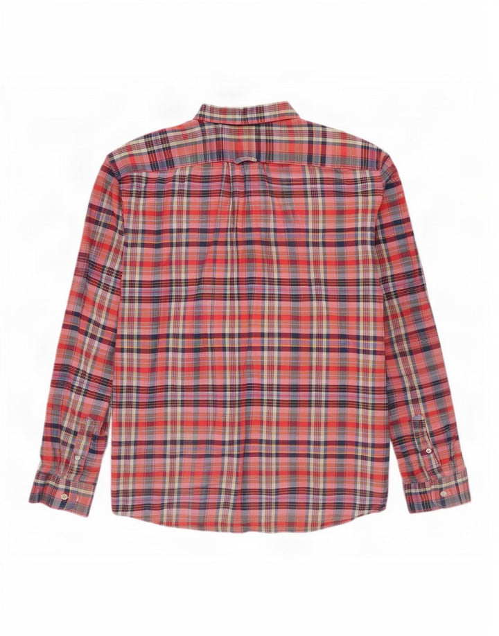 Nautica Mens Heritage Flannel Shirt 2XL Multicoloured Check Cotton