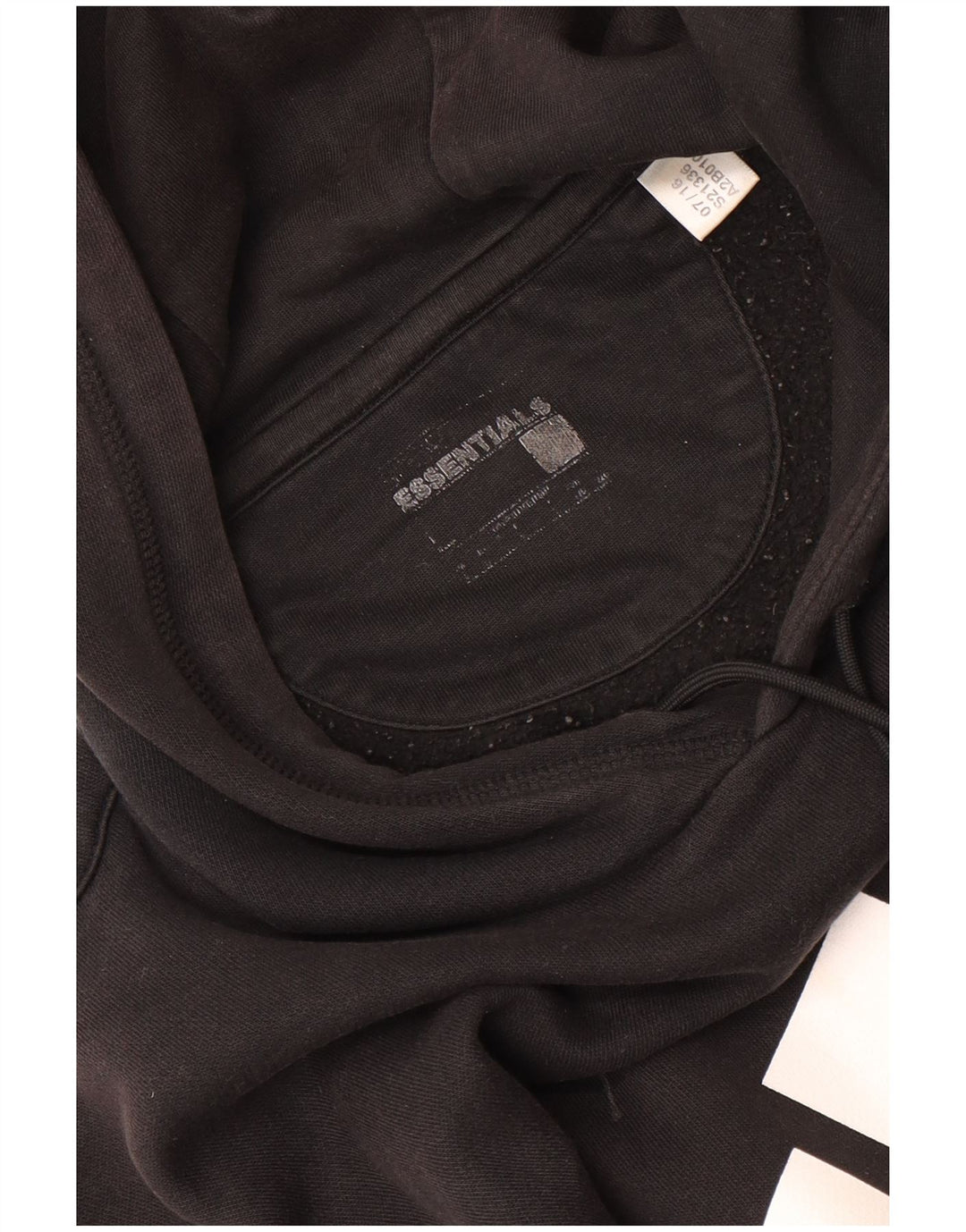 Adidas Mens Graphic Hoodie Jumper Large Black