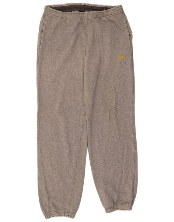 Nike Mens Tracksuit Trousers Joggers Small Grey Cotton