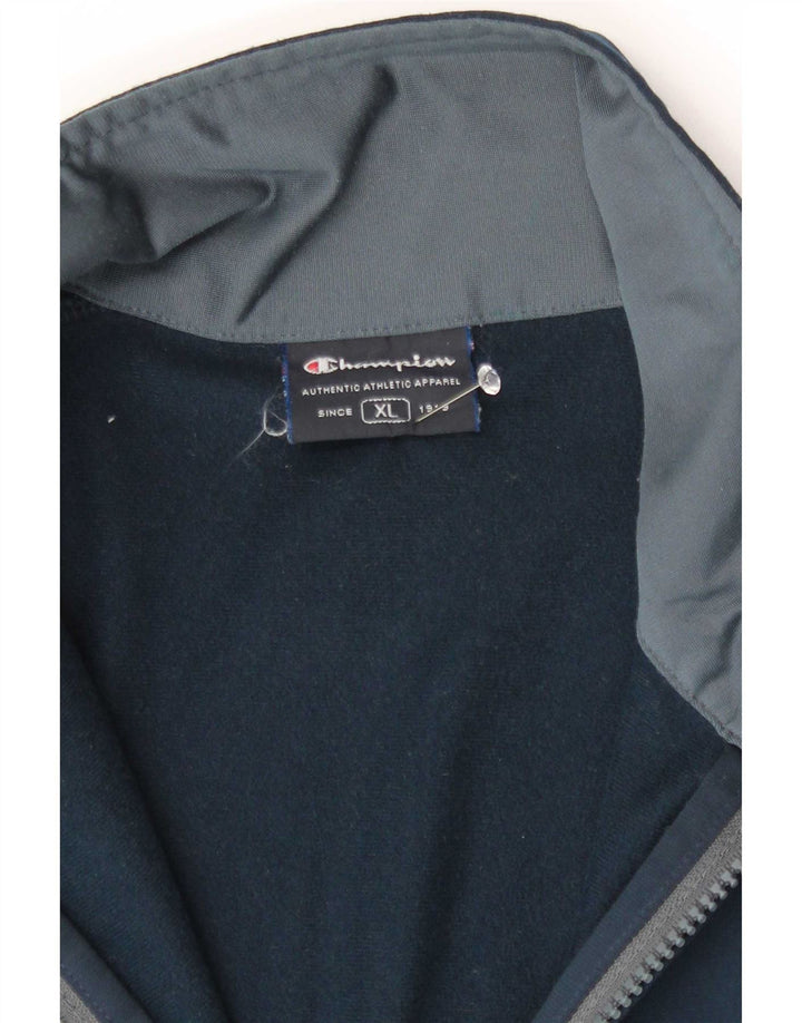 Jachetă de trening pentru bărbați Champion, XL, albastru bleumarin, poliester color bloc