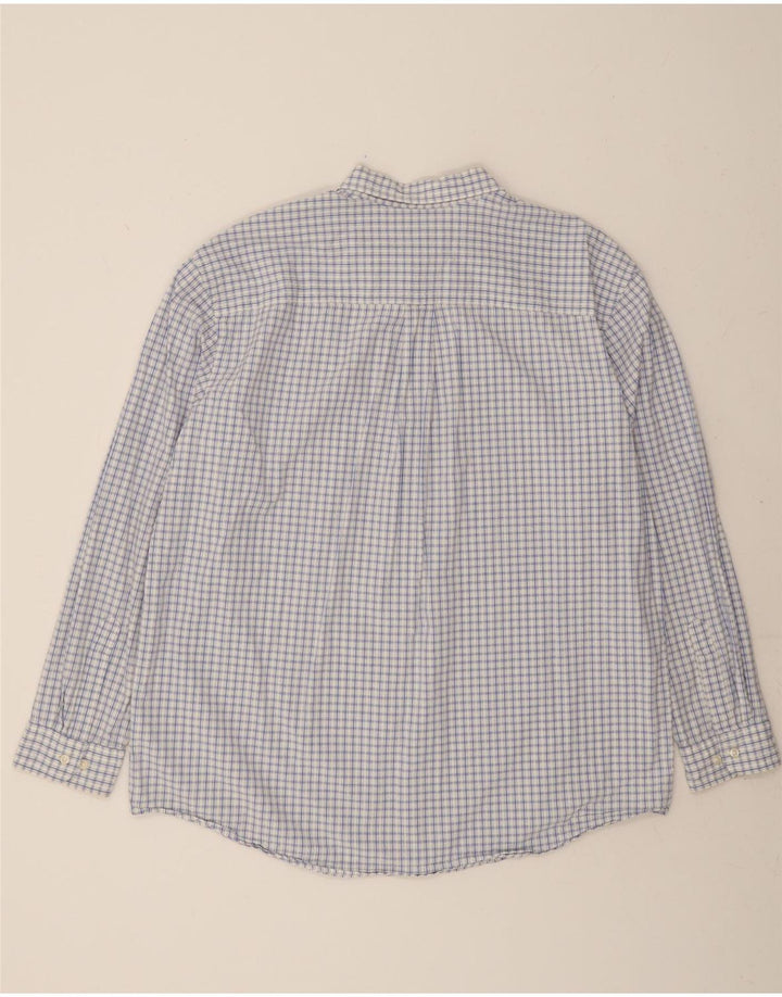 L.L.BEAN Mens Regular Shirt XL Blue Check Cotton Vintage L.L.Bean and Second-Hand L.L.Bean from Messina Hembry 
