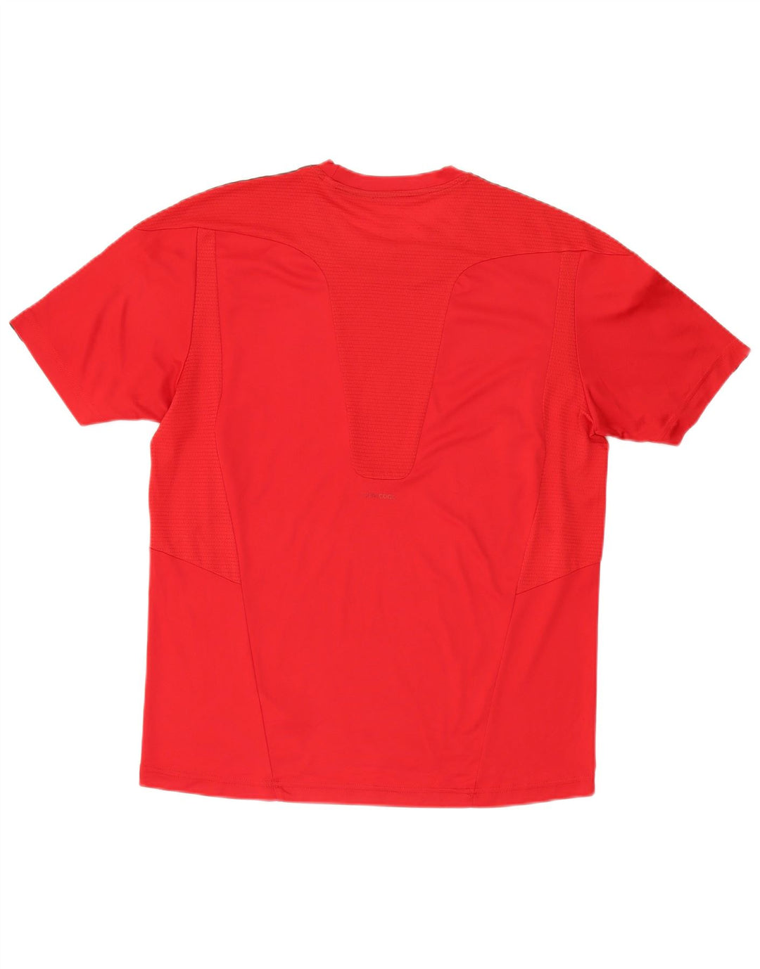 Adidas Mens 3D Arc T-Shirt Top Large Red Polyester