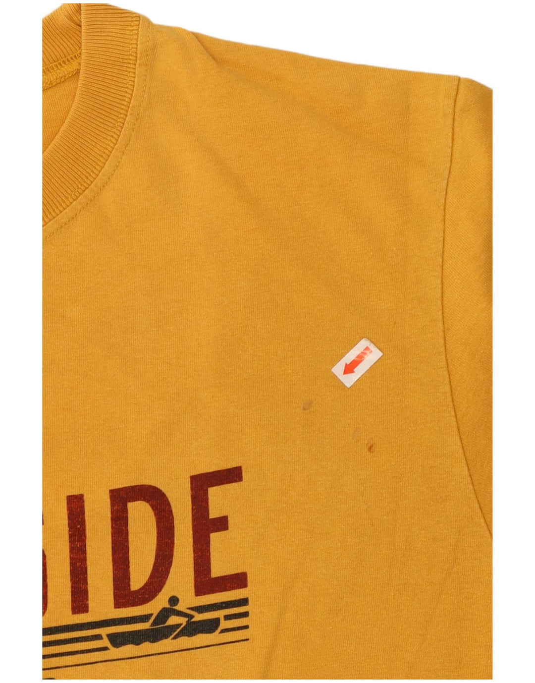 Meltin' Pot T-Shirt Graphique Homme Jaune Moyen Coton