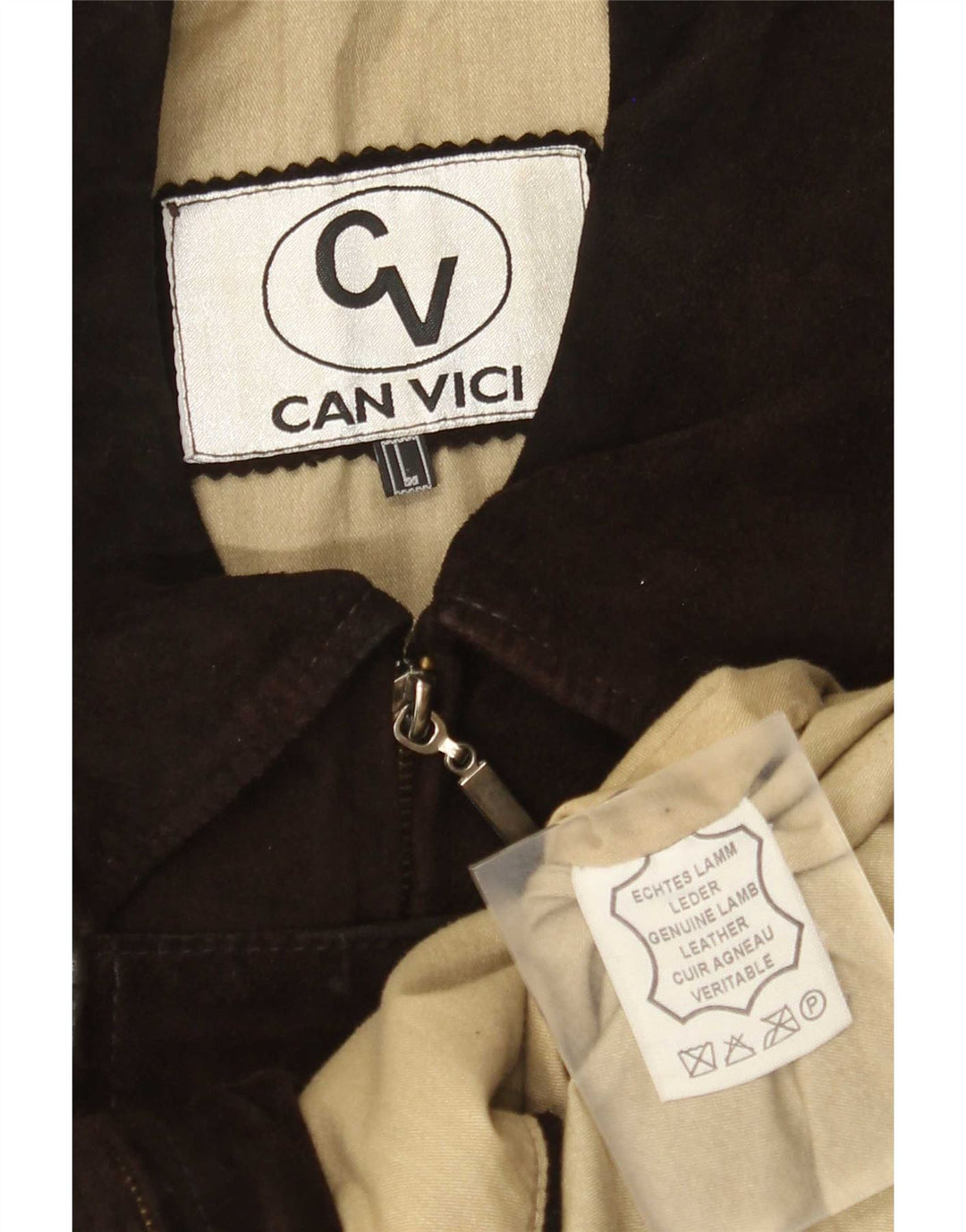 vintage Mens Suede Bomber Jacket UK 40 Grand Cuir Brun