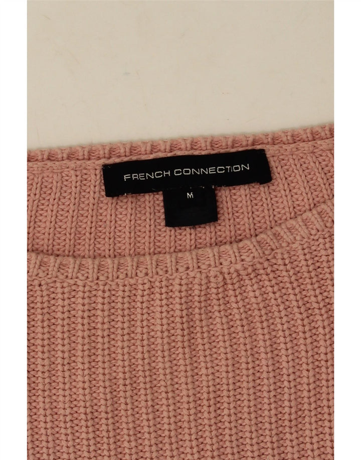 French Connection Womens Boat Neck Jumper Sweater UK 14 Medium Pink