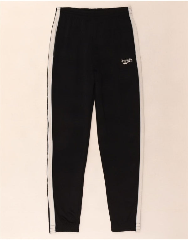Reebok Herre grafisk træningsdragt Bukser Joggers Large Black Colourblock