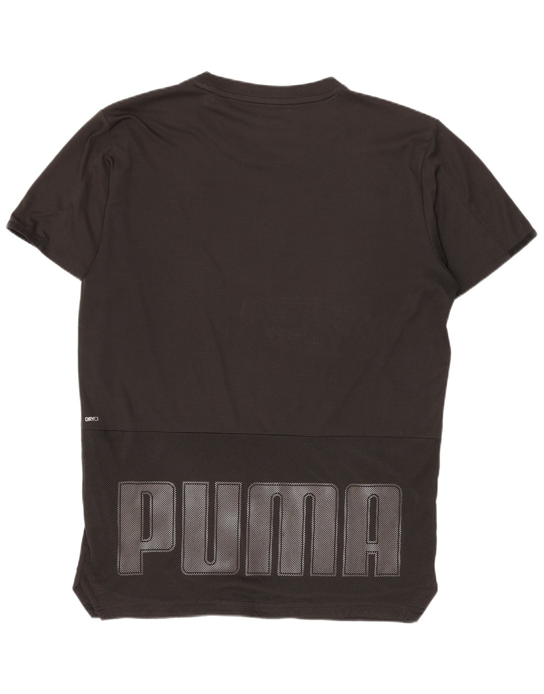 Puma Mens Graphic T-Shirt Top Small Black Polyester Sports