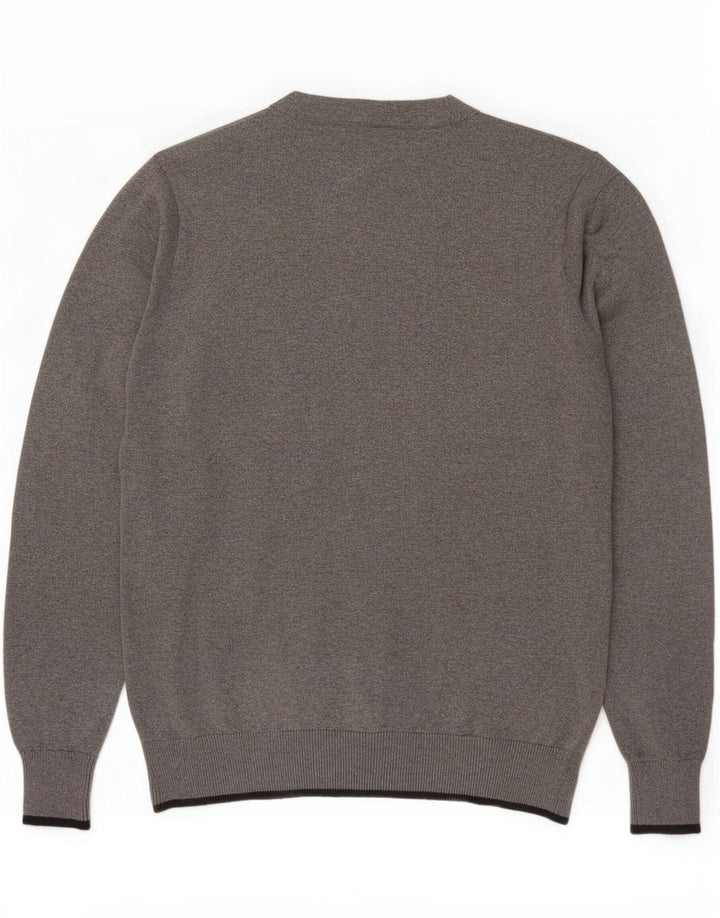 Marks & Spencer Herre Blue Harbor Cardigan Sweater Medium Grå Bomuld