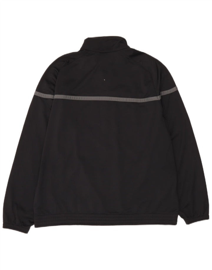 Nike Mens Tracksuit Top Jacket UK 46/48 XL Black Colourblock Polyester