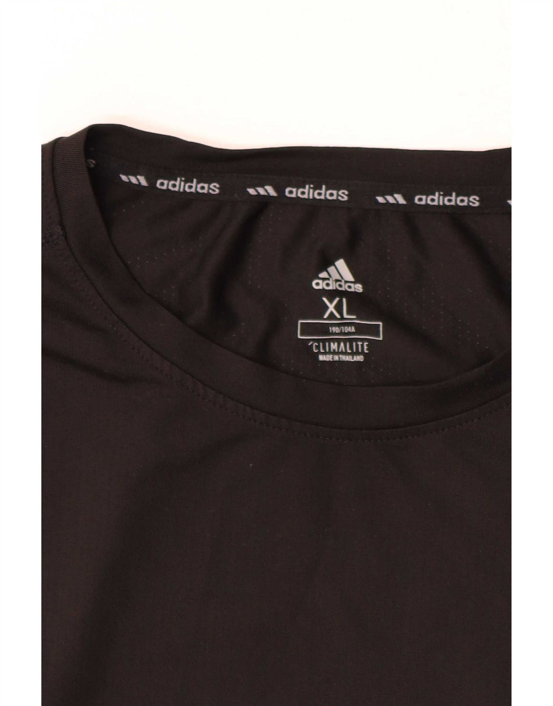 Adidas Mens Climalite T-Shirt Top XL Black