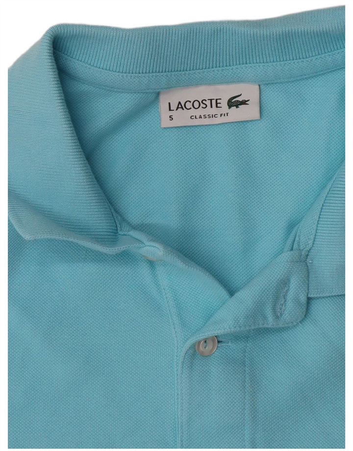Lacoste Mens Classic Fit Polo Shirt Size 5 Large Blue
