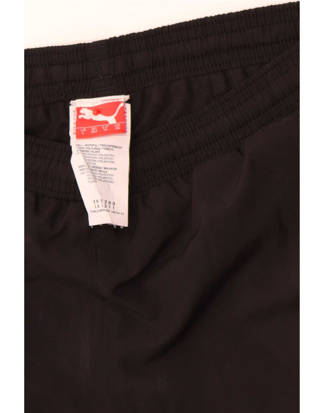 Puma Boys Graphic Sport Shorts 11-12 Years Black Polyester