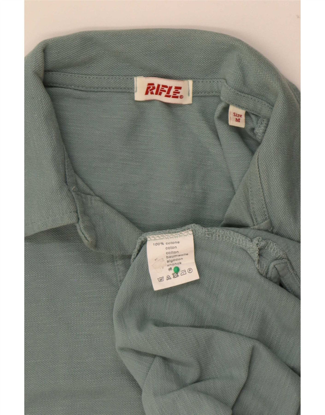 Polo da uomo Rifle in cotone kaki medio