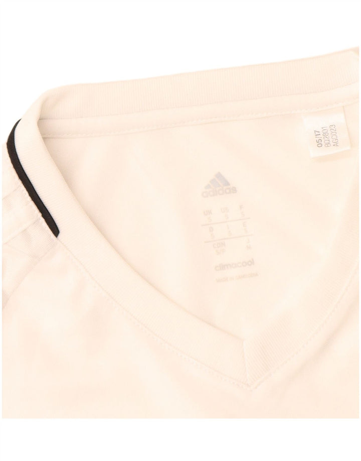 Adidas Mens Climacool T-Shirt Top Small White Polyester