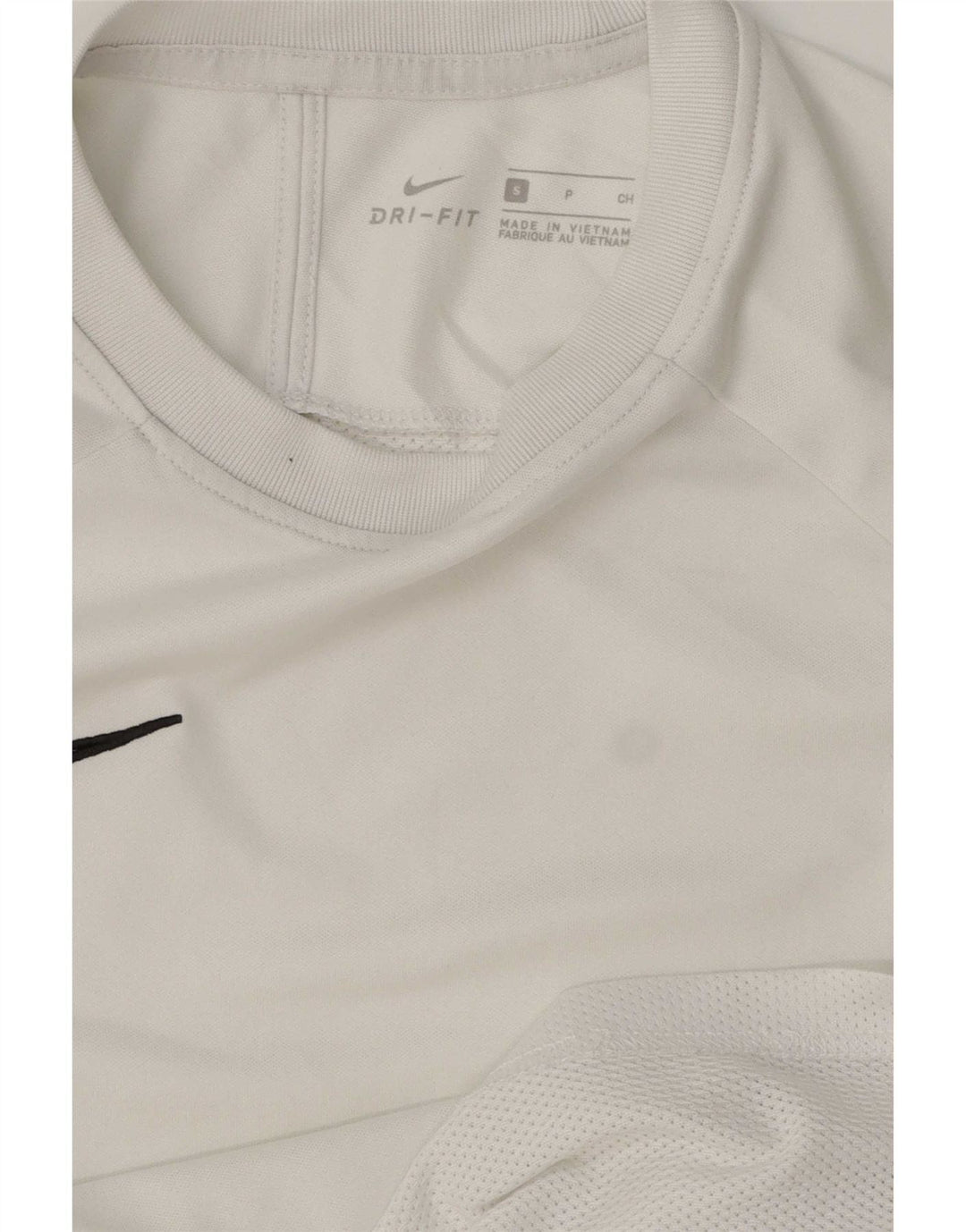 Nike Mens Dri Fit T-Shirt Top Small White Colourblock