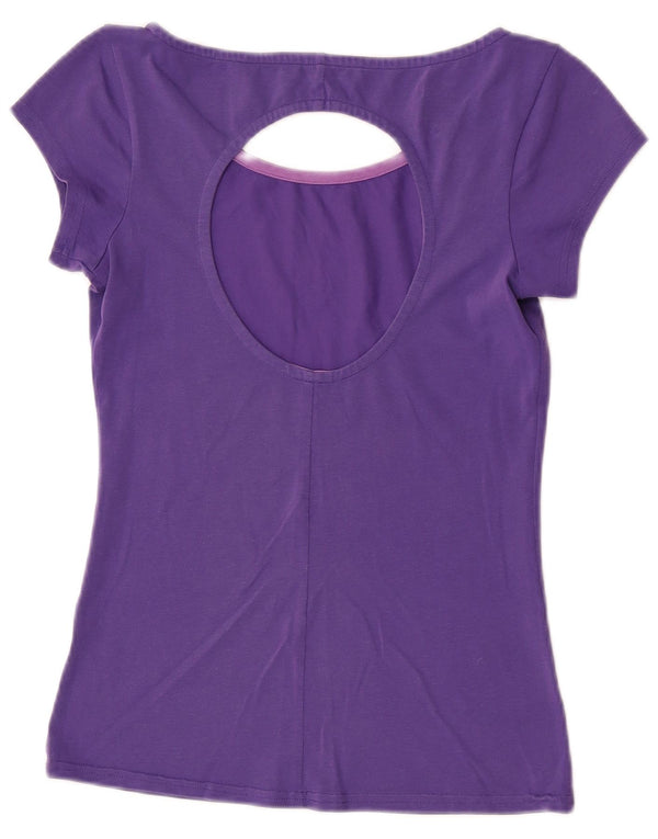 T-shirt grafica Nike Dri Fit da donna UK 4/6 XS Viola