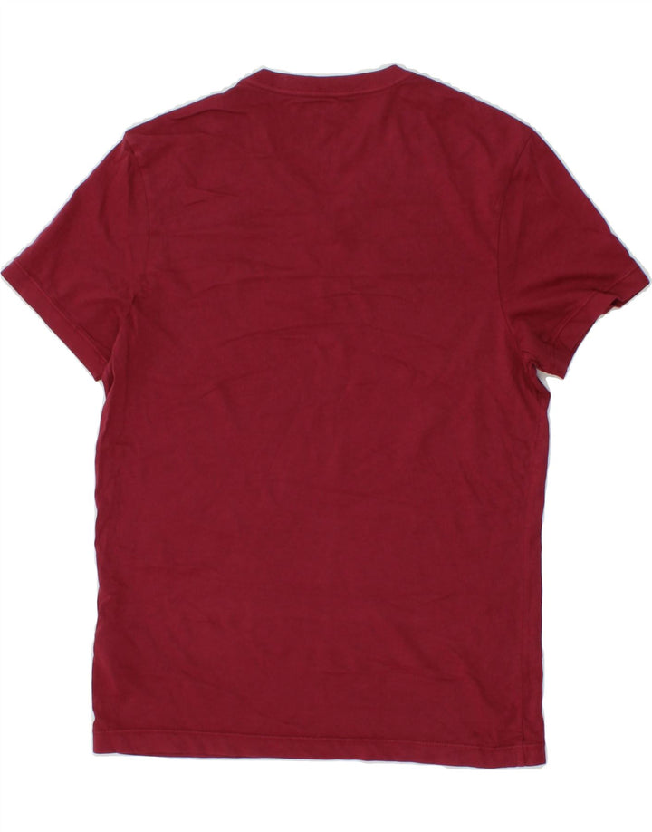 J. CREW Mens T-Shirt Top Small Maroon Cotton Vintage J. Crew and Second-Hand J. Crew from Messina Hembry 