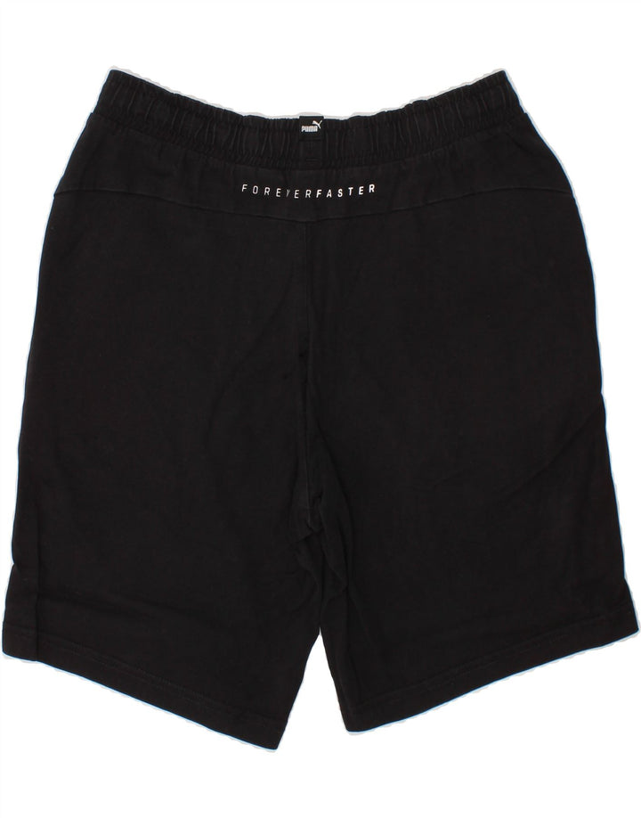 PUMA Boys Graphic Sport Shorts 9-10 Years Medium Black Vintage Puma and Second-Hand Puma from Messina Hembry 