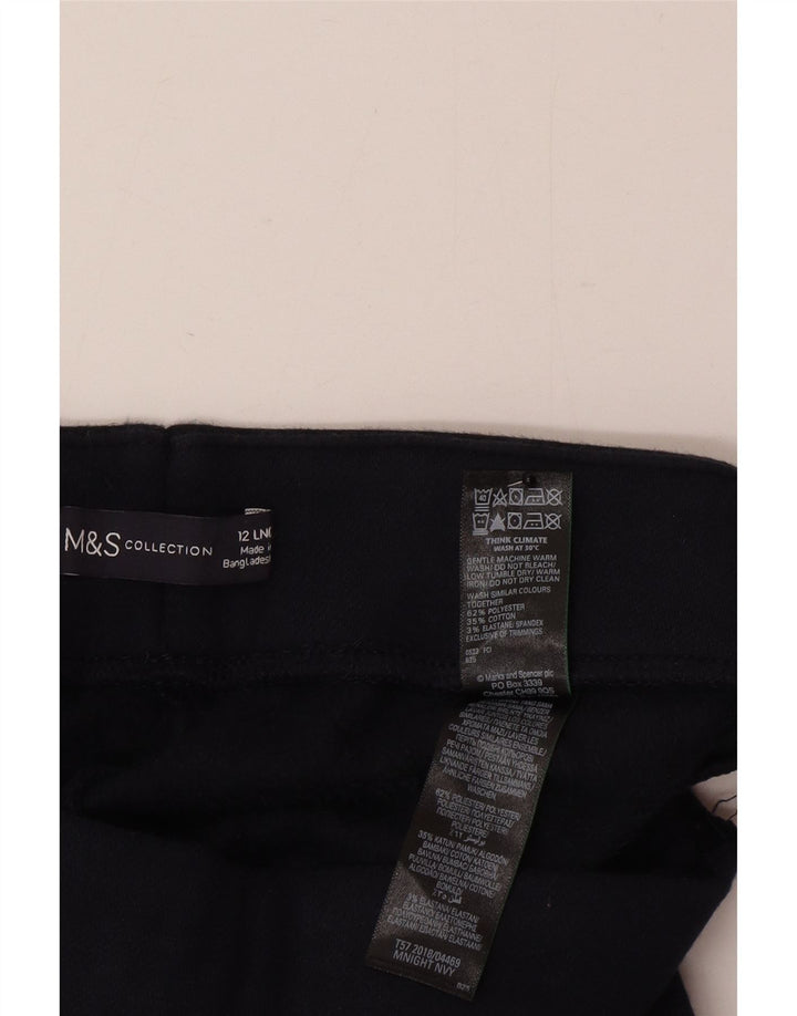 Legginsy damskie Marks & Spencer UK 12, średni granatowy poliester
