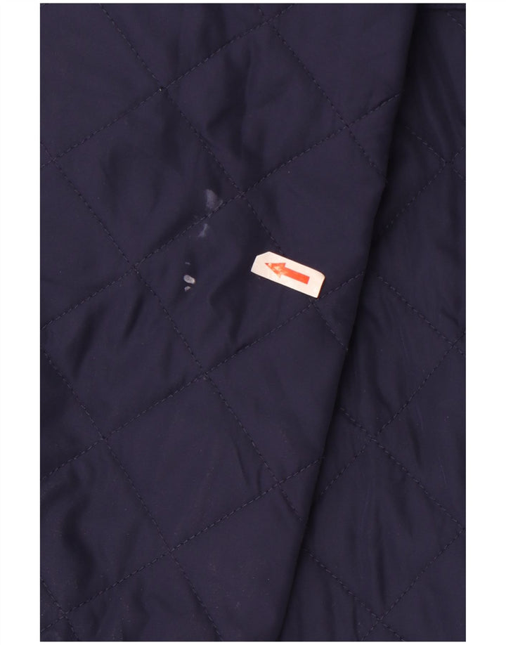 Monsoon Abrigo acolchado para mujer UK 40 Pequeño Poliéster azul