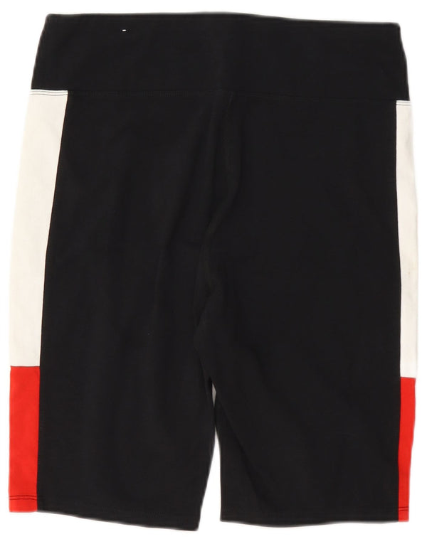 Tommy Hilfiger Short de sport pour femme UK 12 en coton color block noir moyen