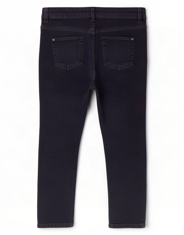 Marks & Spencer Damen Capri Skinny Jeans UK 10 Small W28 L21 Marineblau