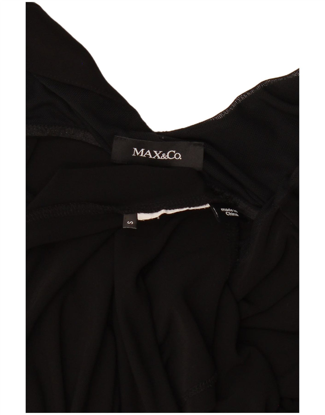 Max & Co. Womens Sleeveless Oversized Bubble Dress UK 10 Small Black