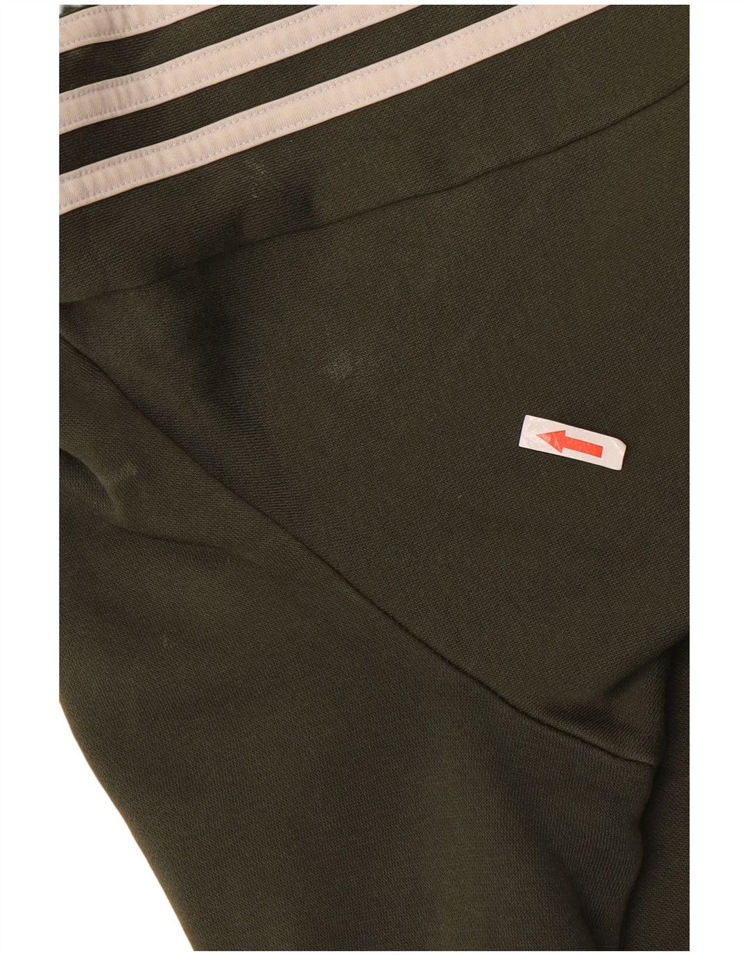Adidas Mens Sweatshirt Jumper Large Khaki Colourblock Cotton