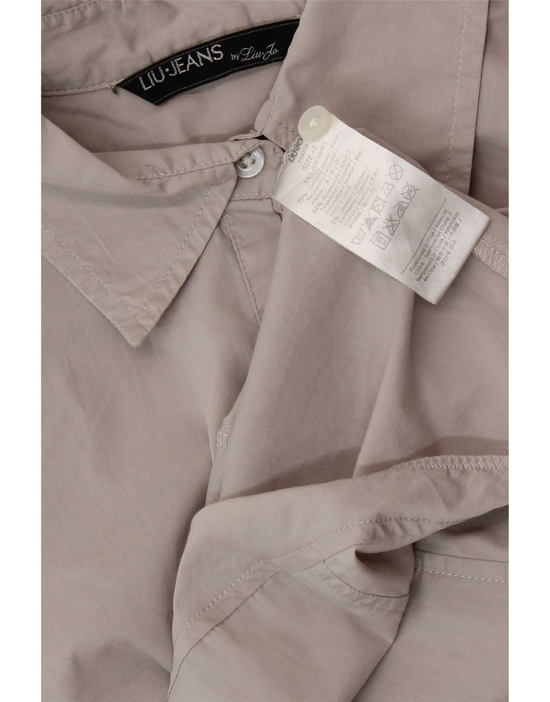 Liu Jo Body chemise à manches longues pour femme IT 42 gris moyen en coton