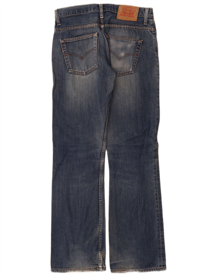 Levi's Mens 507 Bootcut Jeans W31 L34 Blue Cotton