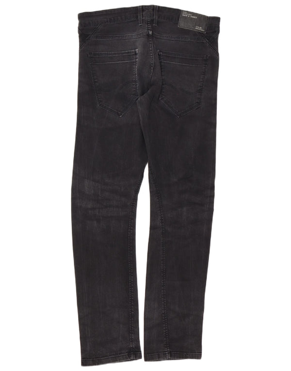 Мужские зауженные джинсы Jack & Jones W32 L34 черные