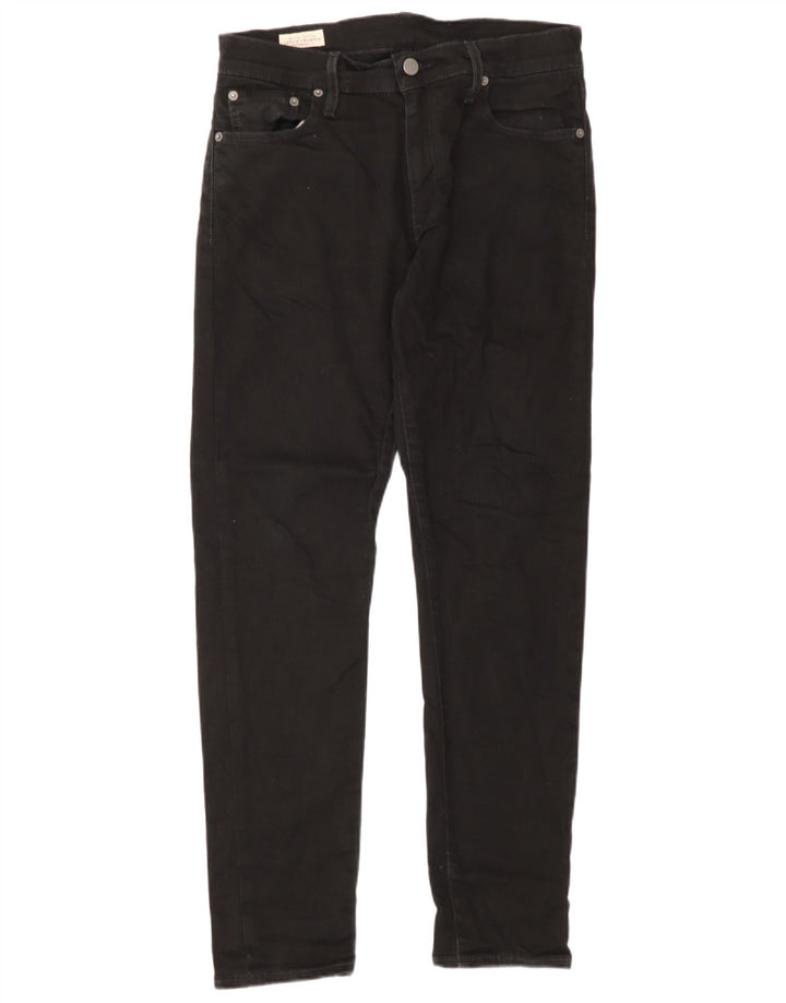 Levi's Mens Slim Jeans W30 L30 Black Cotton