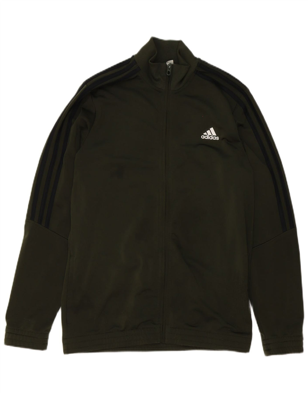 Veste de survêtement Adidas Garçon 15-16 ans Vert Polyester