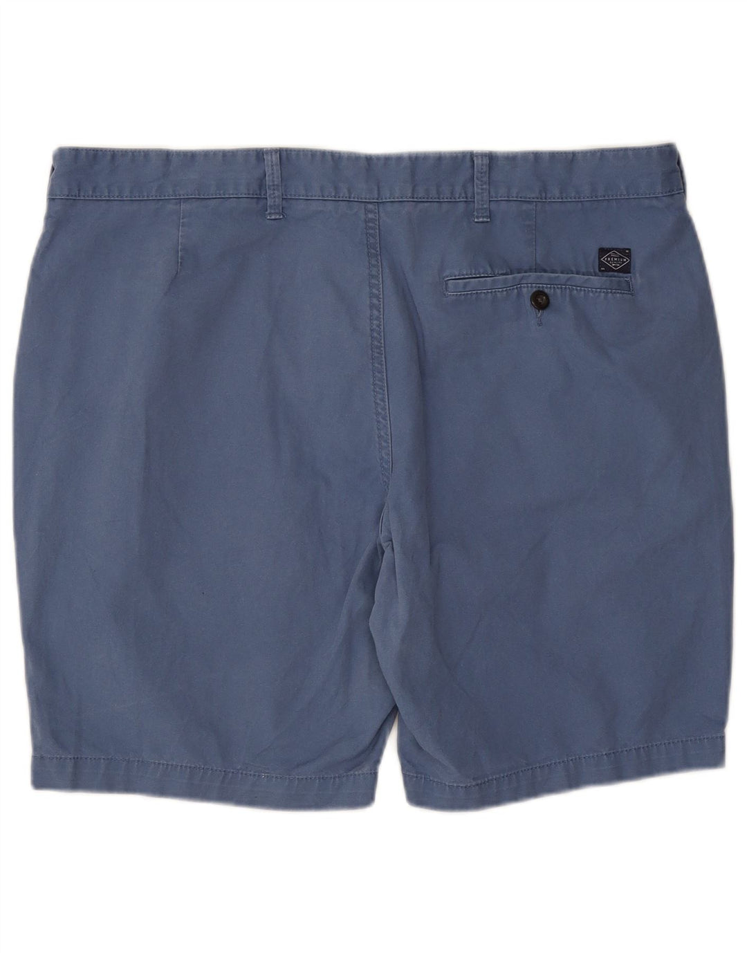 Marks & Spencer Herren Chinoshorts W38 XL Blaue Baumwolle