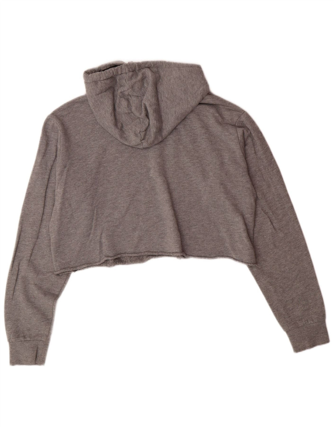 Suéter feminino com capuz grande GUESS UK 6 XS cinza algodão