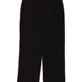 Zara Damen Chino-Hose mit Pegged, Größe L, W32, L32, Schwarz, Polyester