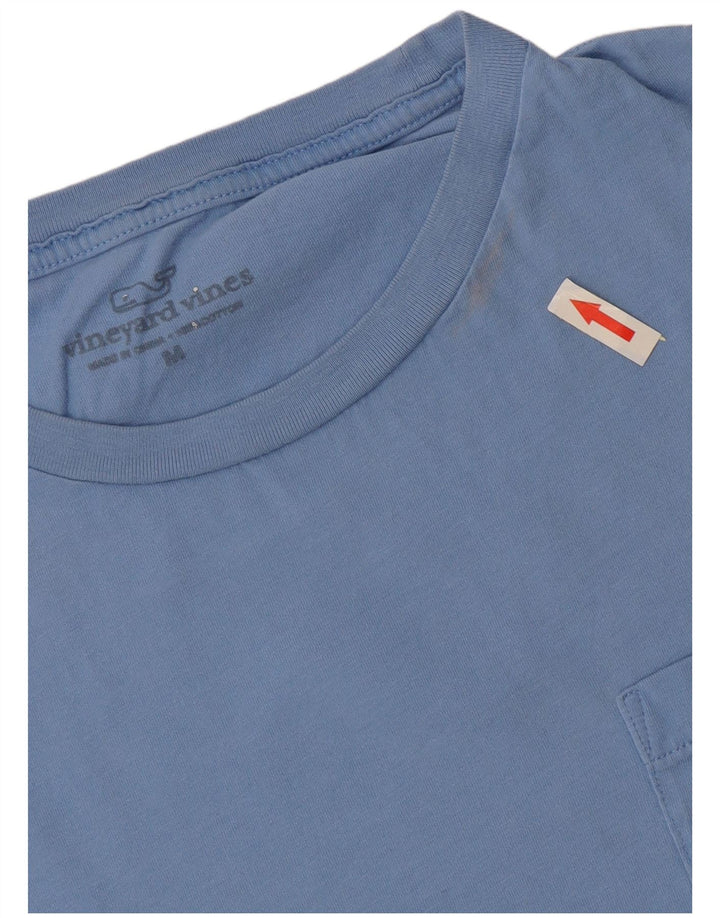 Vineyard Vines Mens Graphic T-Shirt Top Medium Blue Cotton