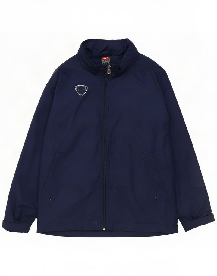 Chaqueta impermeable Nike para niños 10-11 años Mediana Azul Marino Nylon