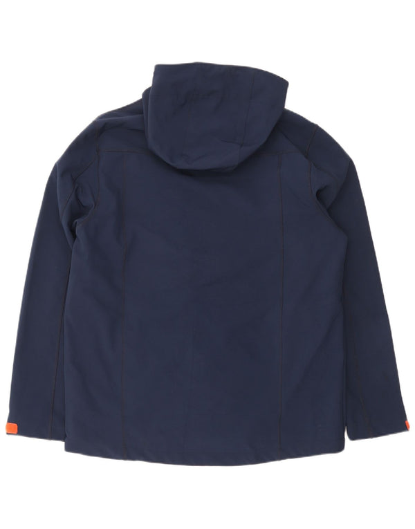 Mountain Warehouse Herre Hooded Windbreaker Jacket UK 40 Large Navy Blue