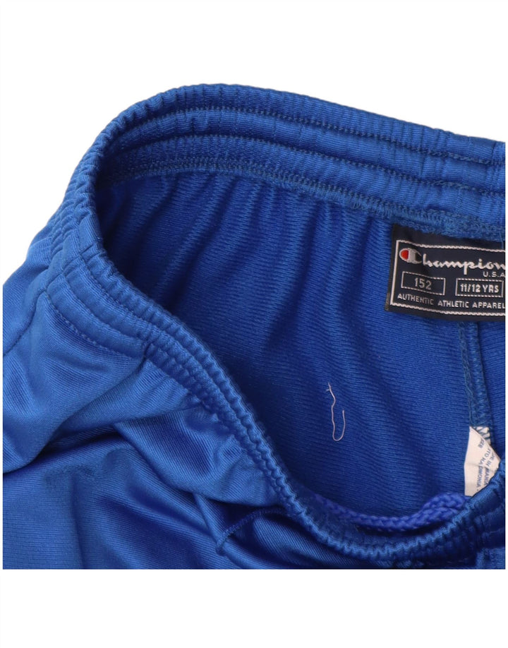 CHAMPION Boys Tracksuit Trousers 11-12 Years  Blue Polyester