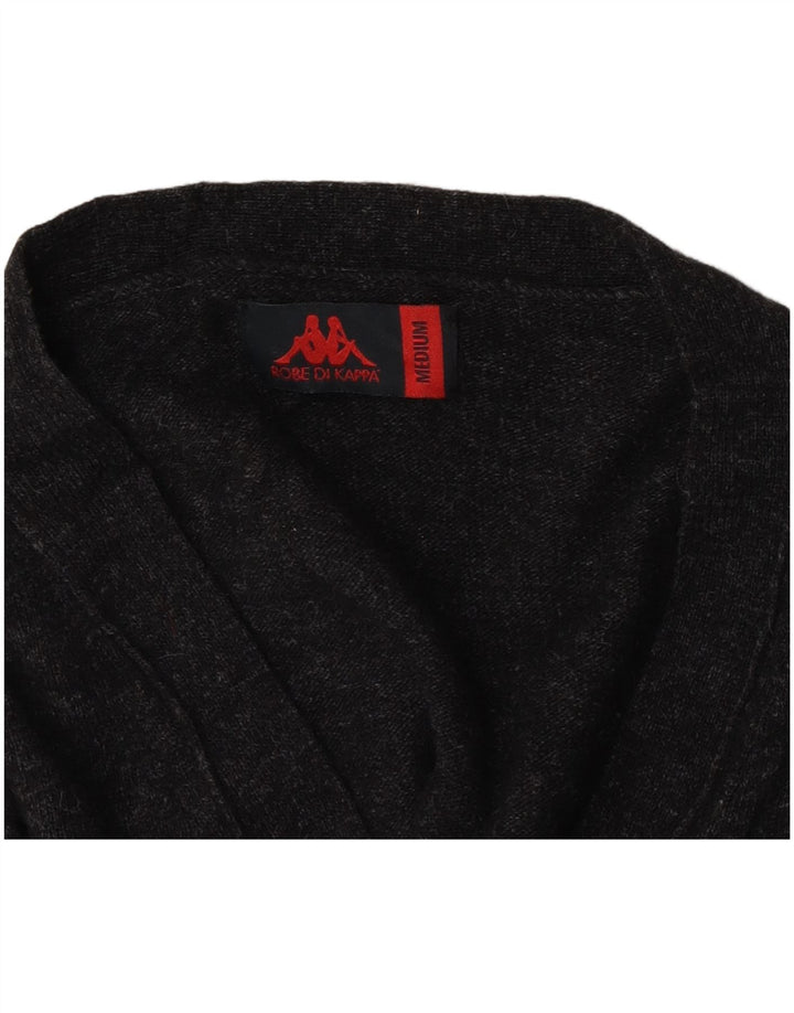 Robe Di Kappa Mens Cardigan Sweater Medium Grey